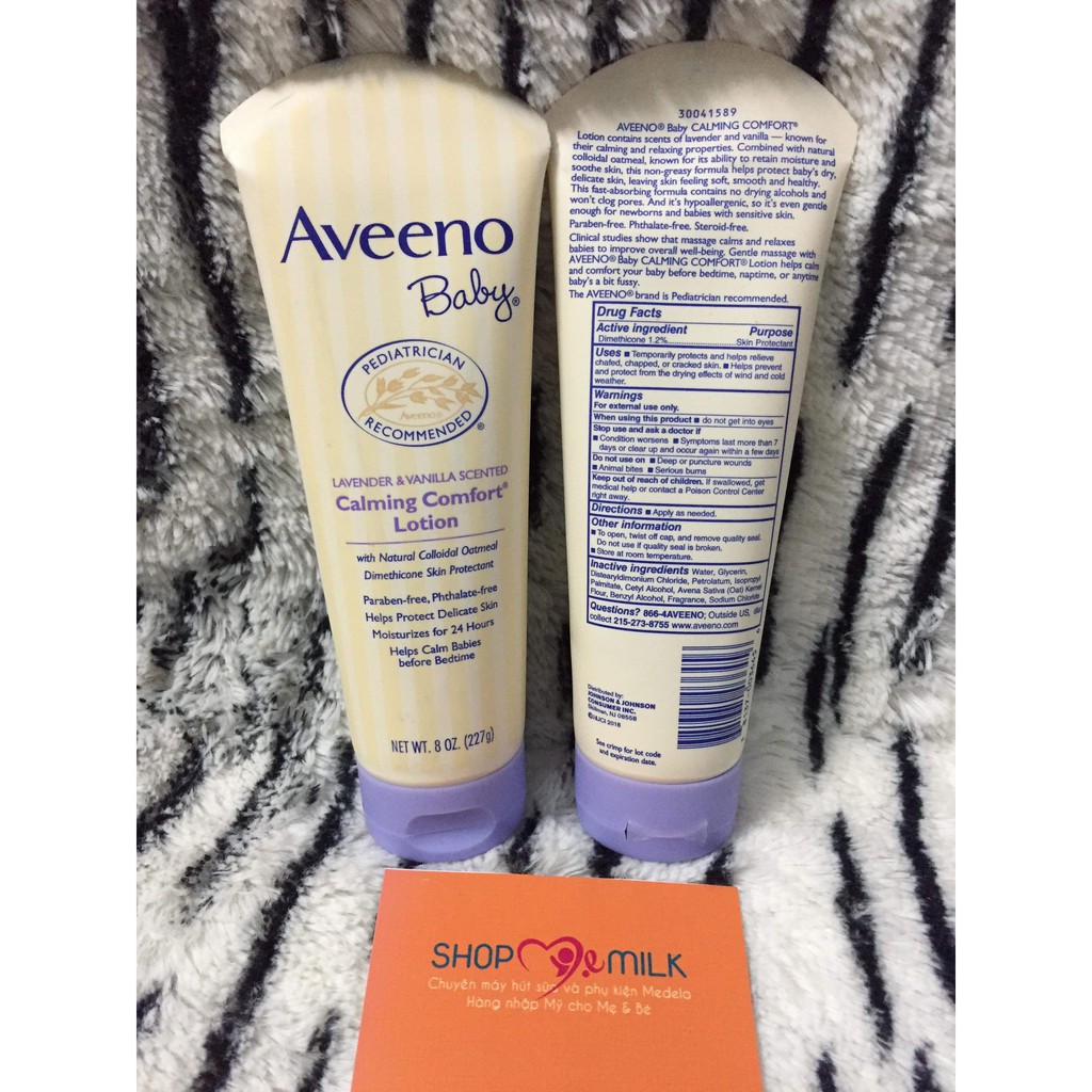 Dưỡng Thể Giữ Ẩm Da AVEENO Baby Lotion cho bé