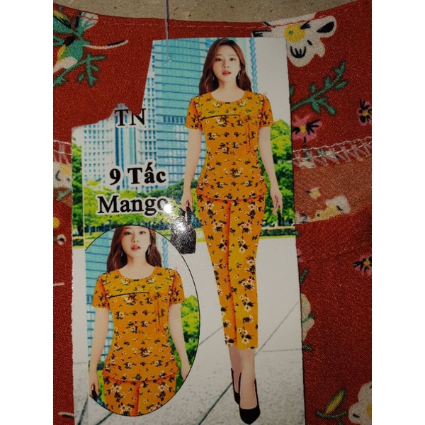 Bộ mango 9 tấc 55kg - 65kg. Đồ mặc nhà