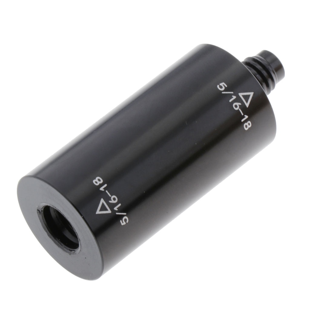 Nhẹ Bi-a Bể Cue Nối Dài Snooker Trục Giữa Extender Đạt Thanh Vượt Quá Đầu Nối 5 / 16-18 Vít- Khớp Phụ Kiện