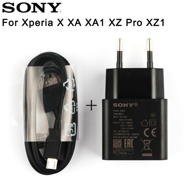 Bộ Sạc Nhanh Uch10 Cho Sony Xperia E5 C5 Ultra Z5 Premium J5 Compact Z5 Compact Xa Xz Pro Py7-21831A E6683