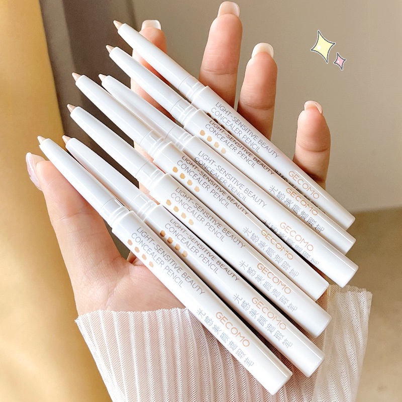 Kem Che Khuyết Điểm Đính Đá Gemeng Che Khuyết Điểm/Bút Kẻ Lông Mày Đa Năng Chống Nước Che Phủ Tốt Bền Màu Dài Lâu