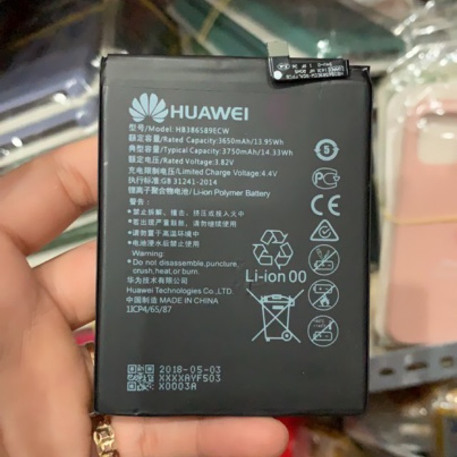 Pin Huawei Honor 8X/P10 plus xịn có bảo hành