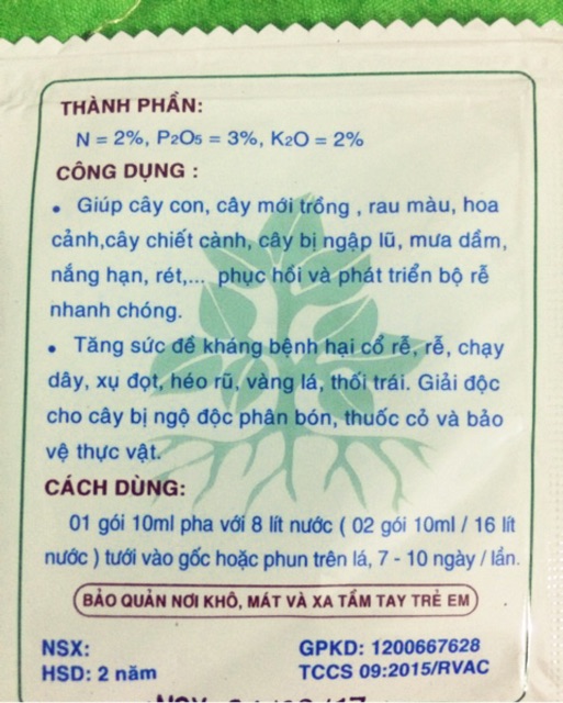 Phân bón lá kích thích ra rễ, phát triển tốt cho cây mai và hoa kiểng