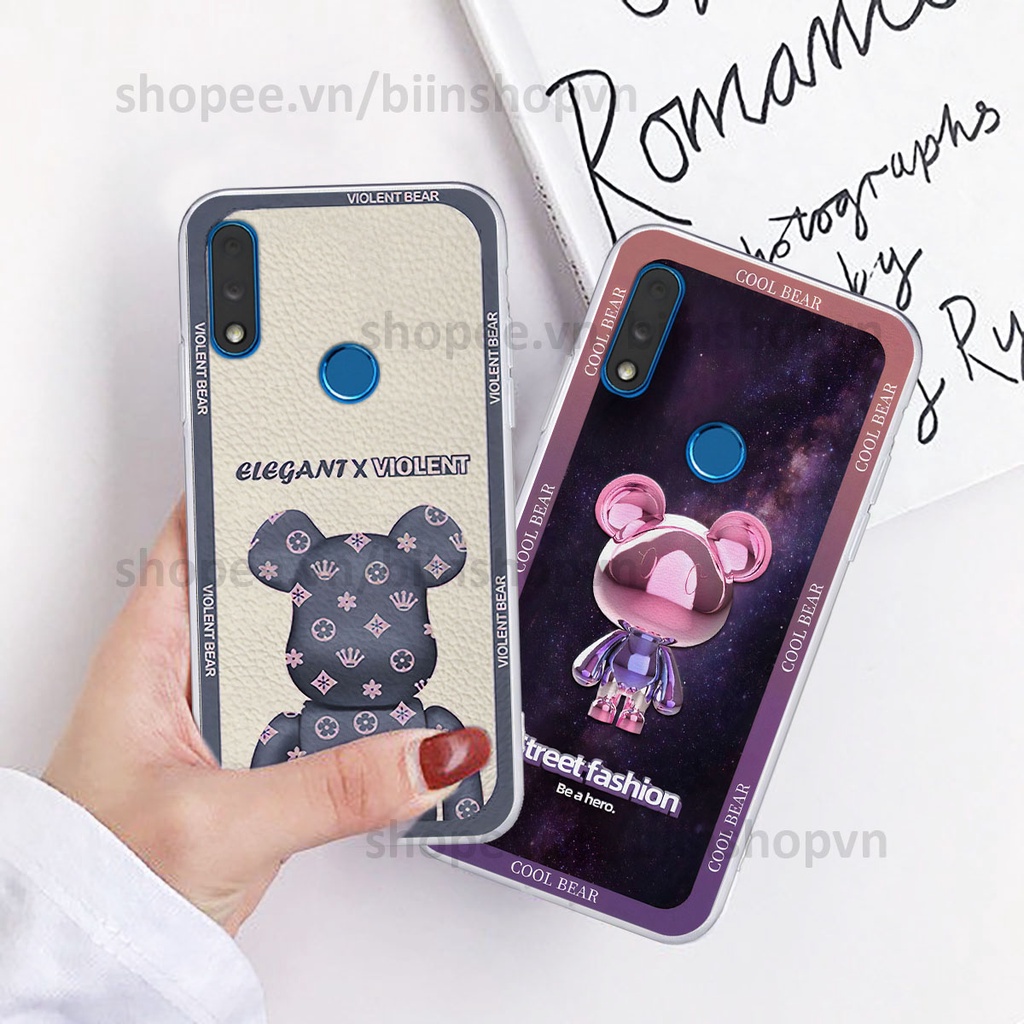 Ốp Vsmart Star 3 / Star 4 / Star3 / Star4 hình gấu bear brick đẹp độc lạ, thời trang, cá tính