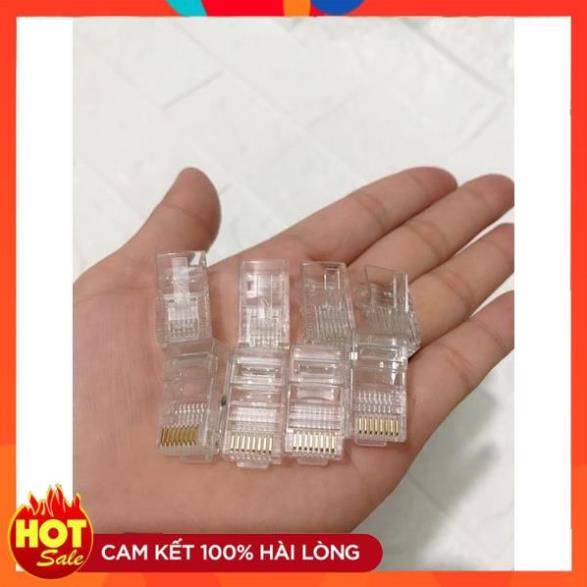 Hạt bấm dây mạng golden Japan túi 100 hạt chính hãng