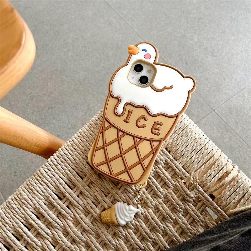 Ốp Điện Thoại Silicon Mềm Chống Sốc Họa Tiết Hoạt Hình Cho iPhone 6 7 8Plus X XS XR 11 12 13promax