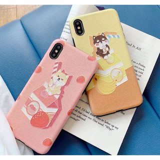 Ốp lưng Iphone Shiba cực cute [ Chất Mặt Lụa Lạ Mắt Cực Yêu ]