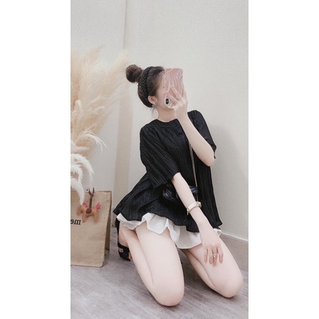 SET DẬP LY VOON CHÂN VÁY 3TẦNG XẾP LY LOẠI 1(Hình thật) | BigBuy360 - bigbuy360.vn