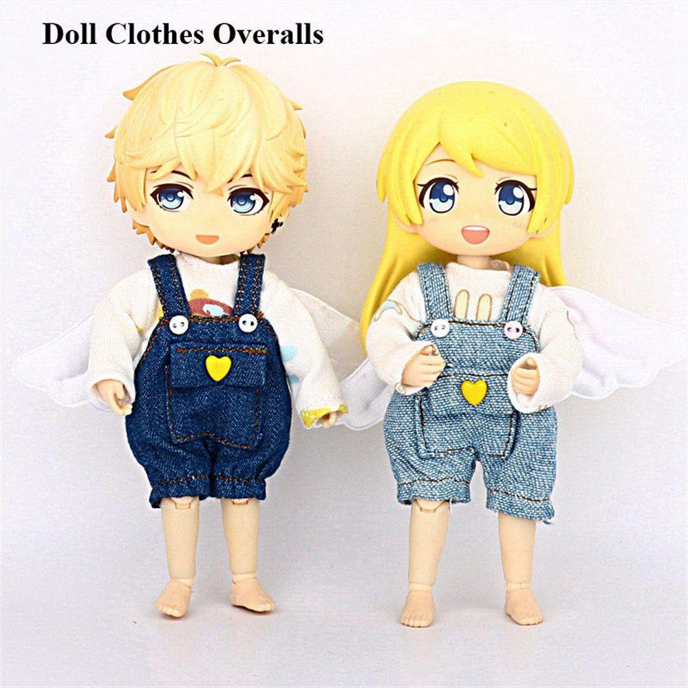 Bộ Quần Áo Denim Thời Trang Cho Búp Bê 1 / 11 Ob11 Tỉ Lệ 1 / 12