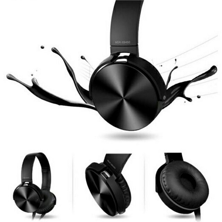 Tai Nghe Chụp Tai Có Dây ,loại tốt, giá rẻ, Tai nghe headphone máy tính, điện thoại chân tròn