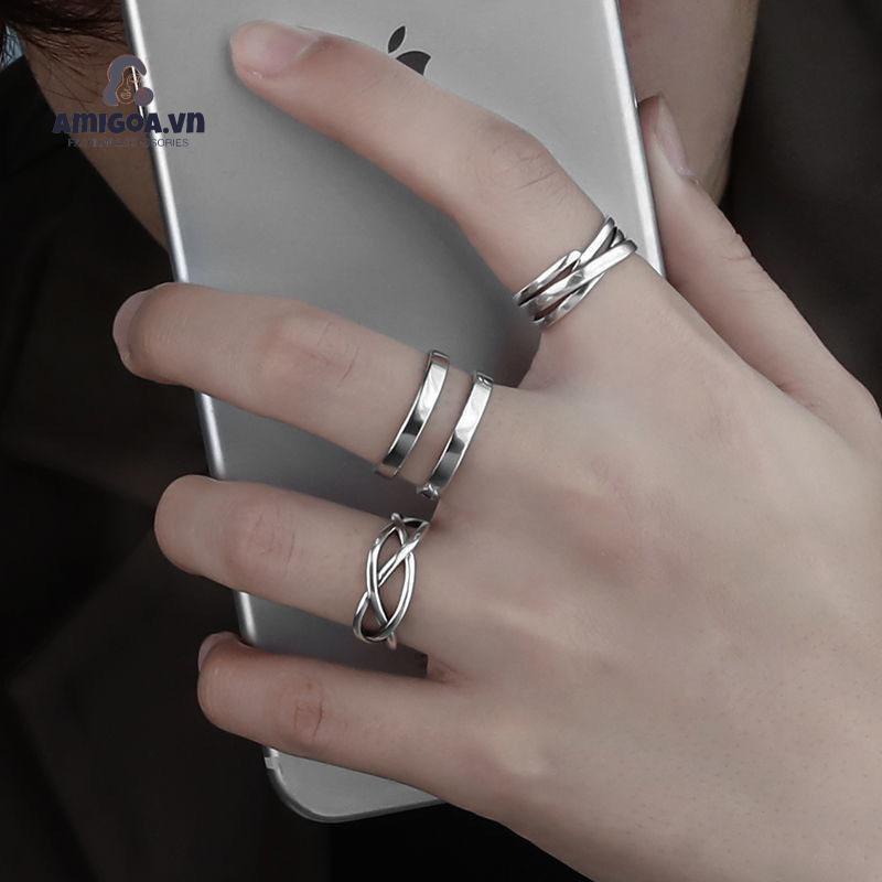 ✨✨Nhẫn Đơn Có Thể Điều Chỉnh Không Phai Màu Dành Cho Nam Nữ