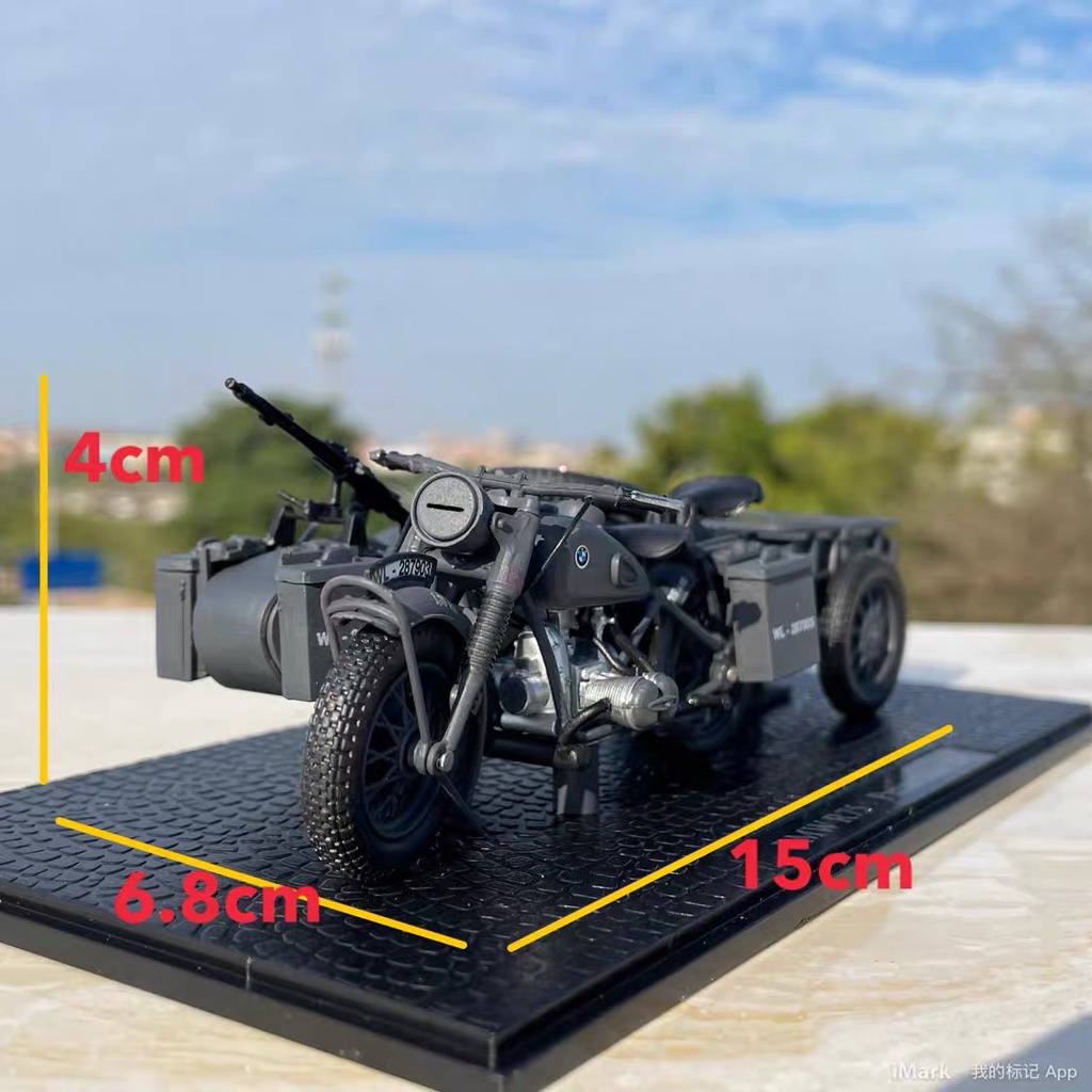 Mô Hình Xe Mô Tô BMW R75 SS18 Tỉ Lệ 1:24 Bằng Hợp Kim Cao Cấp