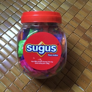 Kẹo mềm trái cây sugus hũ 500g