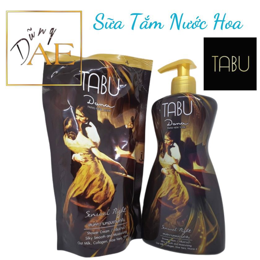 Sữa Tắm Nước Hoa Tabu Thái Lan 500mL - Tặng Kèm 1 Túi 400mL