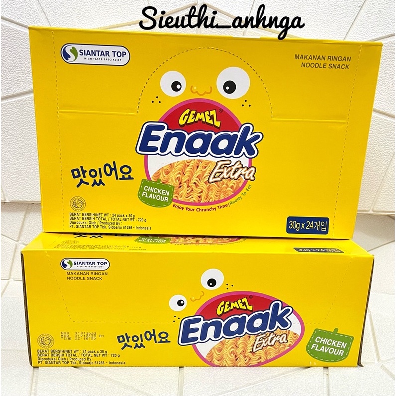 Mì Ăn Liền Enaak Thùng 24 Gói x 30g