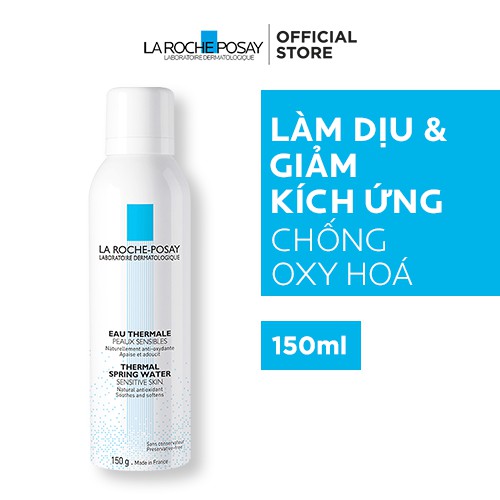 Xịt khoáng làm sạch và làm dịu cho da nhạy cảm La Roche-Posay Thermal Spring Water 150ml