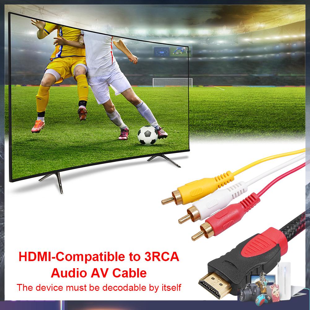 Cáp chuyển đổi HDMI sang 3RCA cho TV chuyên dụng