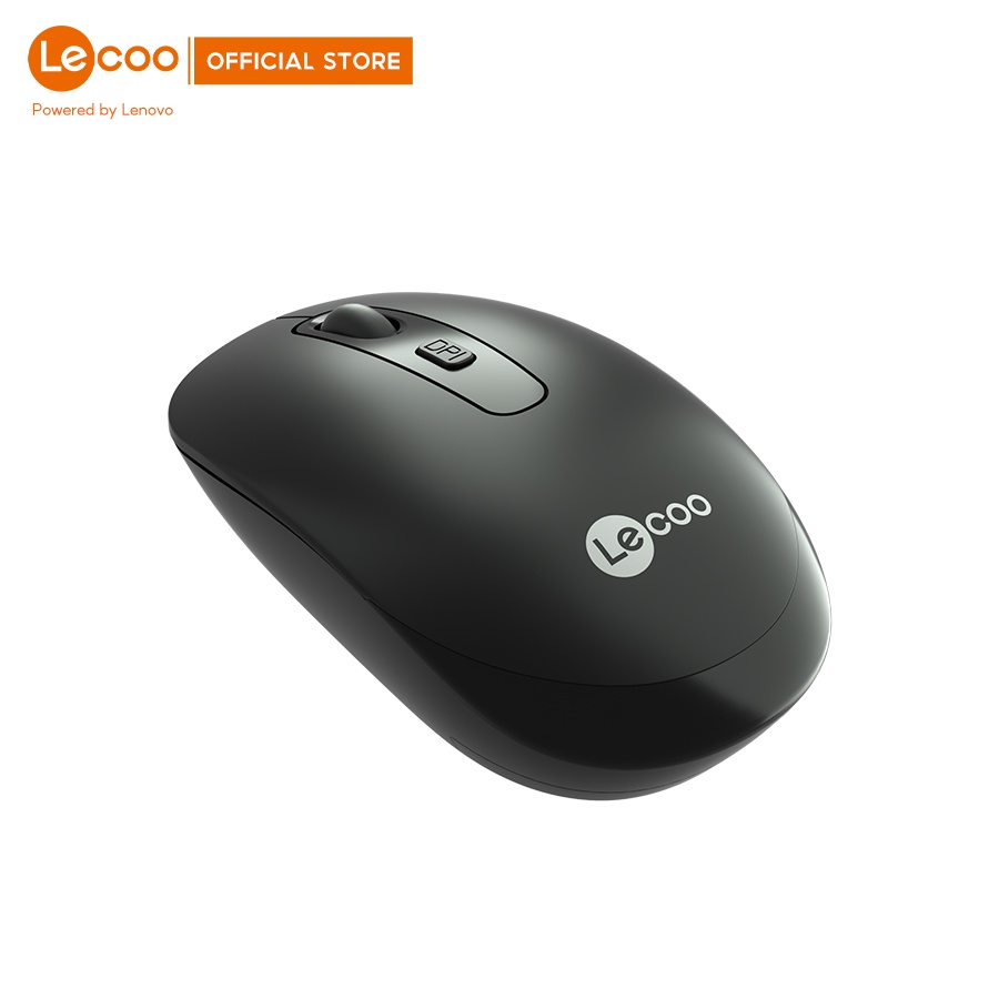 Chuột máy tính văn phòng không dây Lecoo WS205, kết nối không dây 10m