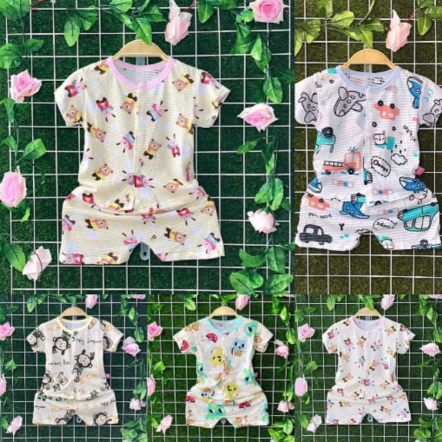 Sét 3 bộ cotton sợi tre