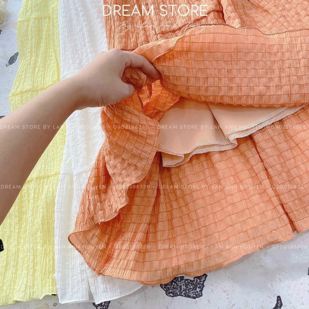 Váy đầm nữ maxi hai dây dáng xòe chạy mokking chất xốp siêu hót