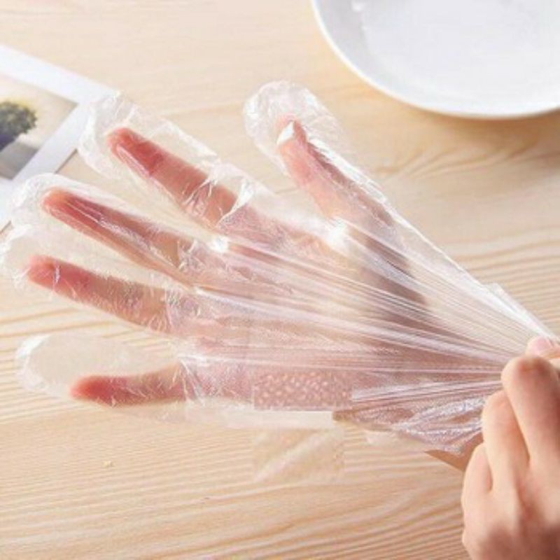 Găng tay nilon dùng một lần