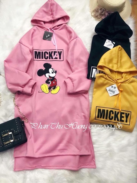 Váy nỉ mickey