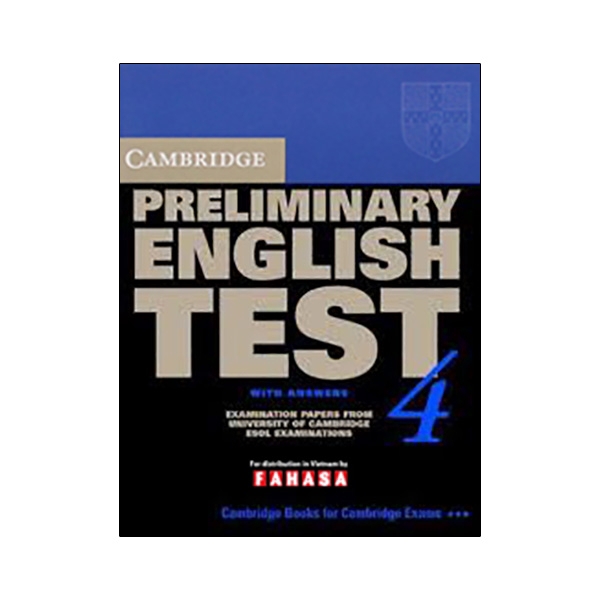 Sách - Cambridge Preliminary English Test 4 Student's Book with Answers FAHASA Reprint Edition