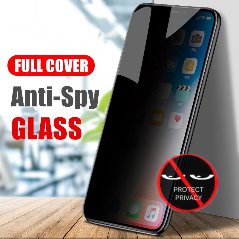 Kính Cường Lực Chống Nhìn Trộm Chất Lượng Cao Cho Iphone 11 Pro X Xs Max Xr 6 6s 6plus 6splus 7 8 7plus 8plus