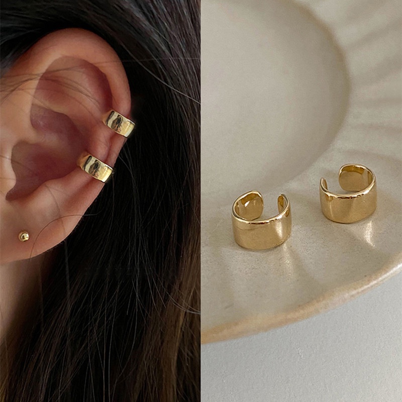 Khuyên Kẹp Vành Tai Không Cần Xỏ Lỗ Thiết Kế Mới 2022