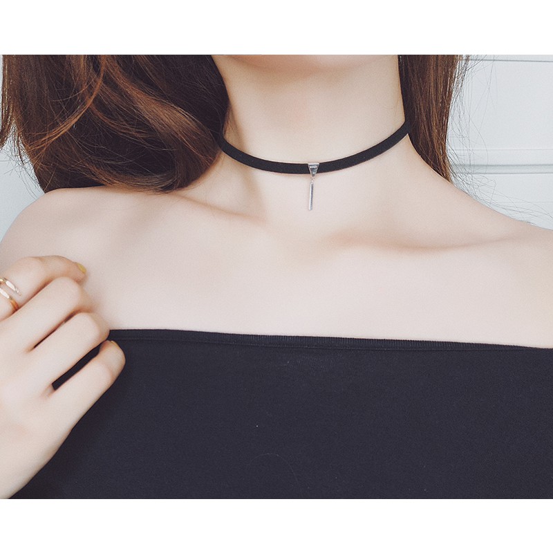 Vòng Cổ Choker Bạc 925 Thời Trang Cho Nữ