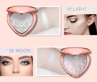 Phấn nén bắt sáng highlight  O.TWO.O trái tim
