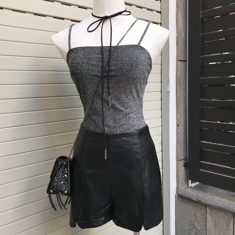 [Vana shop] áo liền thân ánh kim f21 dư xịn