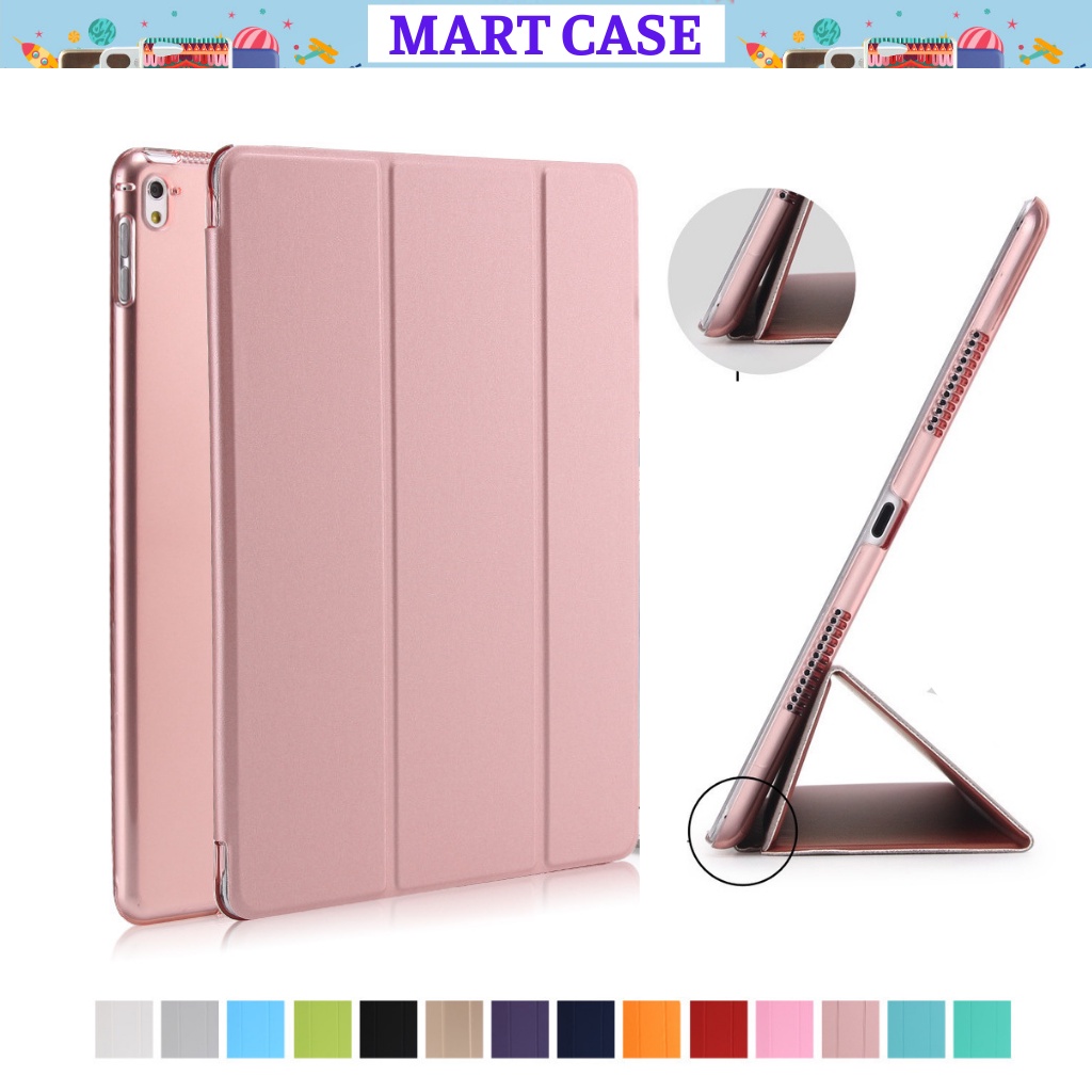 Bao da ipad trong mờ tuyệt đẹp đa màu sắc ốp ipad gen 5/6/7/8/9/Pro 11/Air 3/Air 2/Air 1...MART CASE