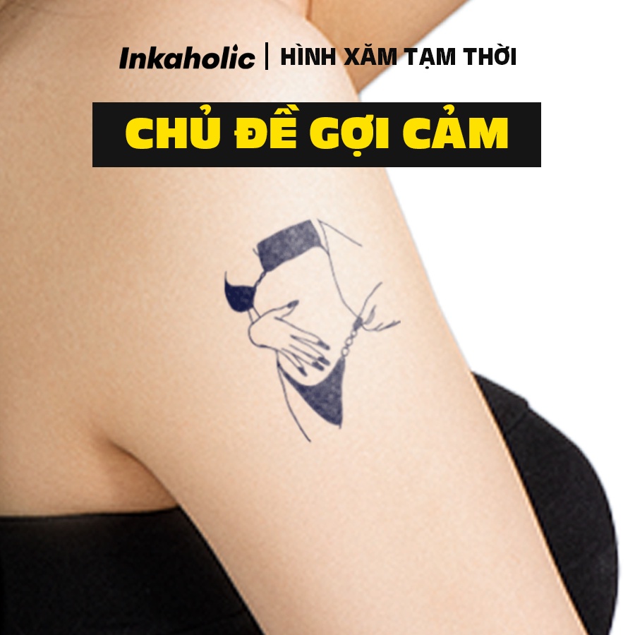 [&quot;SHE&quot; COLLECTION] Hình xăm dán tạm thời 15 ngày Inkaholic - xăm giả đẹp y xăm thật, chống nước 100%