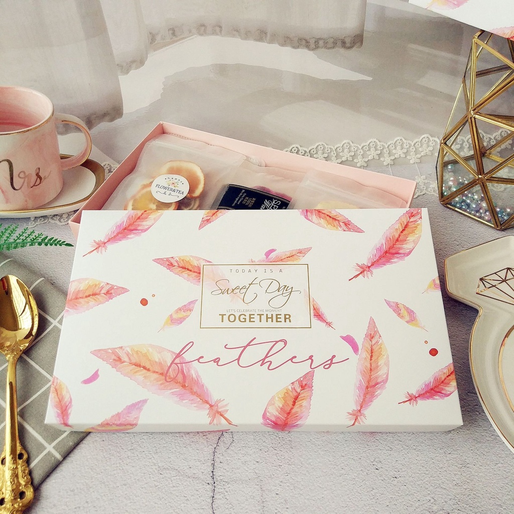 XÉ LẺ Túi giấy +Hộp quà Làm quà tặng hoạ tiết cẩm thạch, phong cách châu Âu Q676 | BigBuy360 - bigbuy360.vn