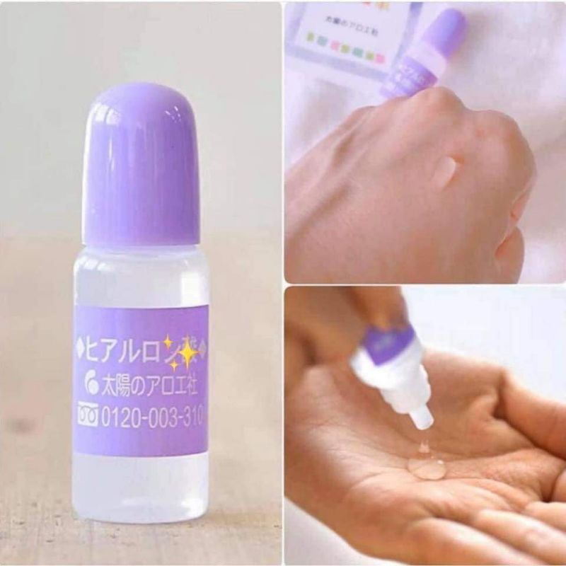 Serum HA Hyaluronic Acid Màu Tím Nhật Bản 10ml Siêu Cấp Ẩm Cho Mọi Loại Da Đặc Biệt Da Dầu Da Khô