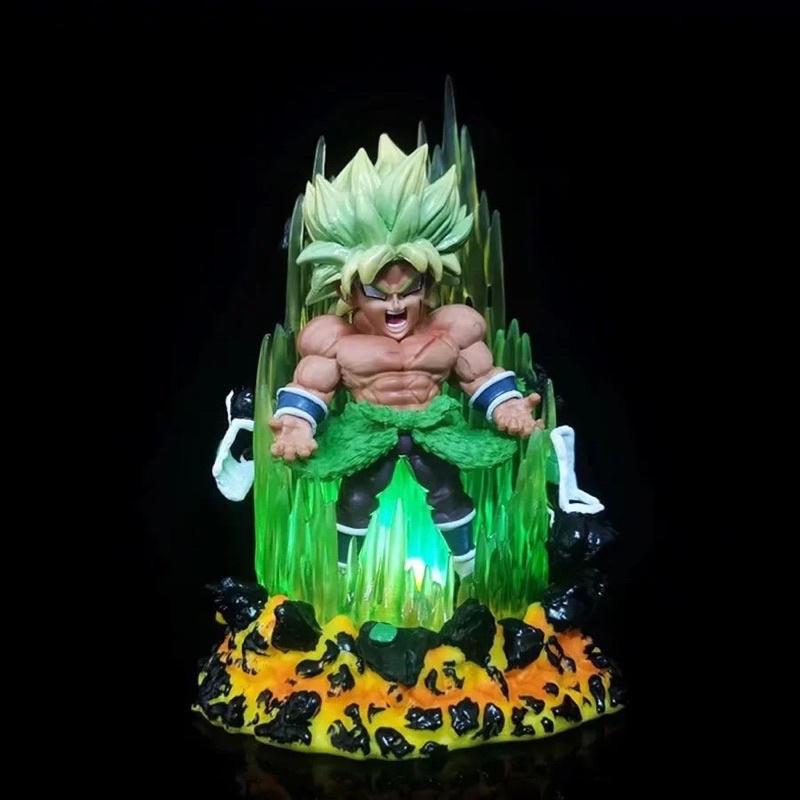 Mô hình Dragon Ball Nhân Vật Goku Ultra Instinct, Vegeta, Broly Hiệu Ứng Led