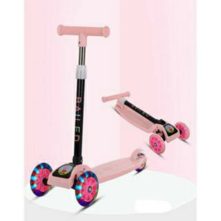 ( Sỉ lẻ ) Xe trượt Scooter 3 bánh có bánh xe phát sáng cho bé