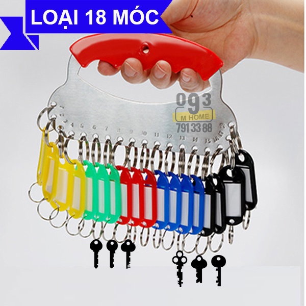 Móc Treo Chìa Khóa Cầm Tay,Móc Khóa Kèm Thẻ Ghi Nhớ, Tay Cầm Giữ Chìa Khóa