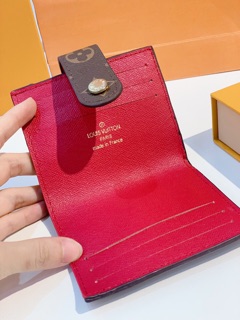 Ví cài thẻ fullbox cam