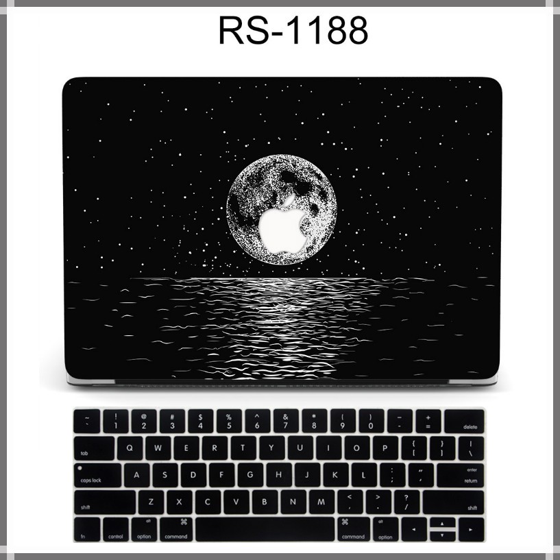 Vỏ Ốp Bảo Vệ Cho Máy Tính 2020air13.3 / A2179 Pro16 (Moon & Sky) New Macbook Air 13.3 2018 Pro 13 15 Touch Bar A1932 A1466 A1708 Air11 Rea13 2020pro13 (A2251 / A2289)