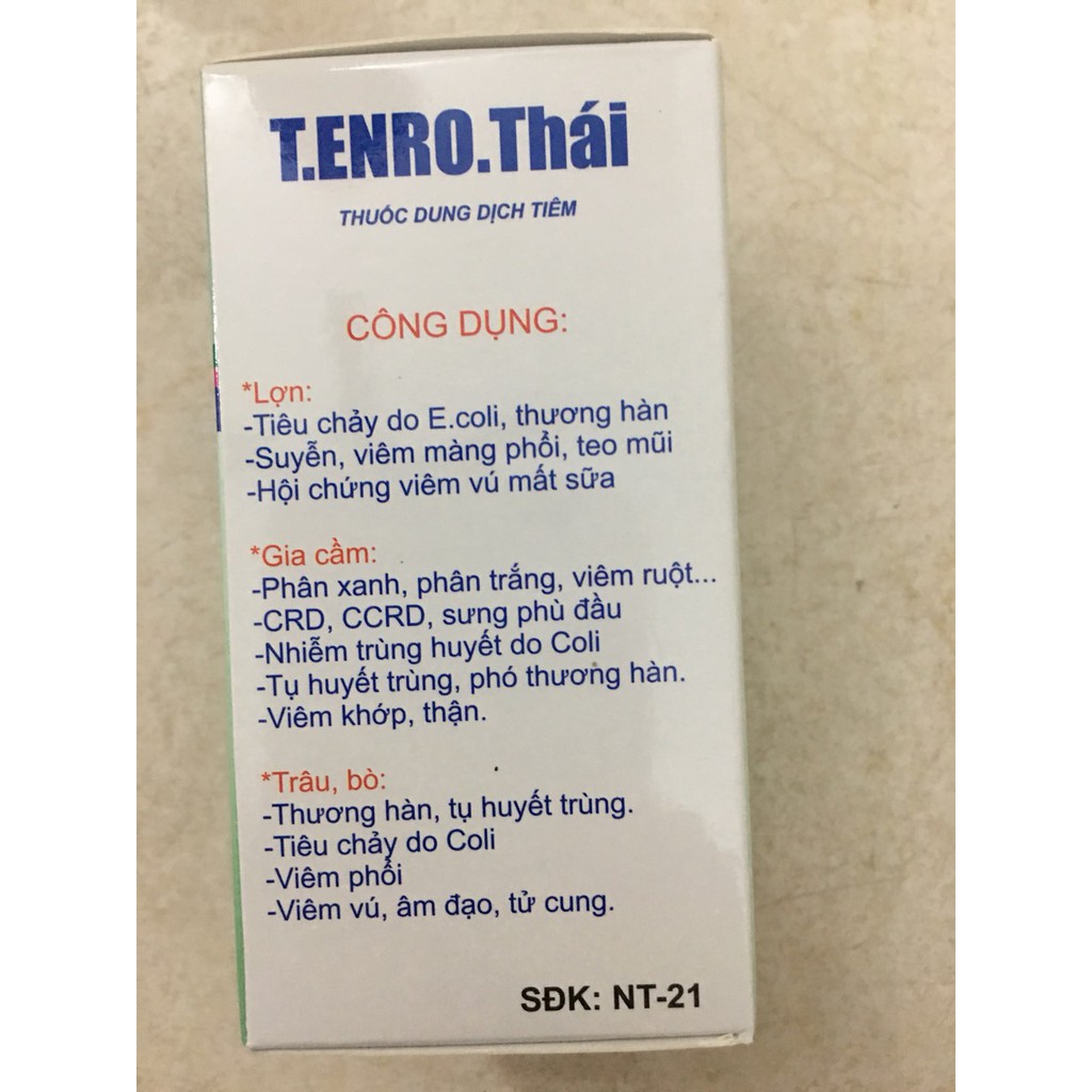 Enro Năm Thái  - chỉ dùng trong thú y