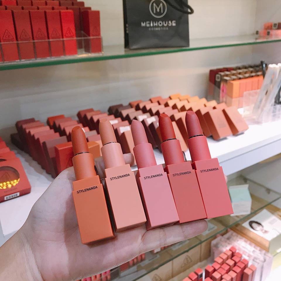 Son lì 3ce mood on on #221 mellow flower (có sẵn) 100% AUTH | BigBuy360 - bigbuy360.vn