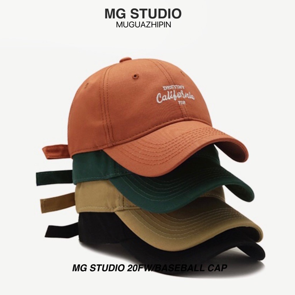 ☽☋☍Mũ lưỡi trai MG STUDIO phong cách Hàn Quốc mùa hè