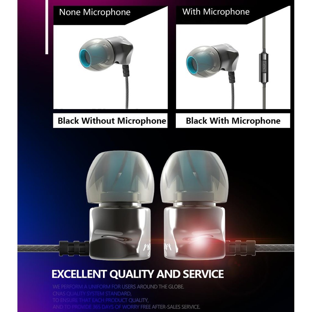 Tai Nghe Nhét Tai QKZ DM7 Âm Thanh HiFi fone de ouvido