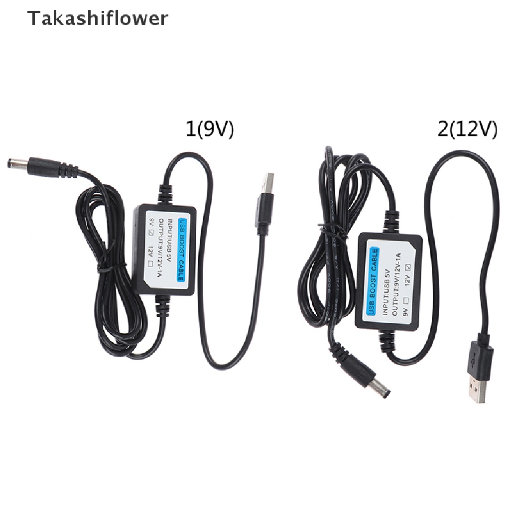 Cáp Sạc Chuyển Đổi DC 2.1x5.5mm 5V Sang DC 9V / 12V Chuyên Dụng