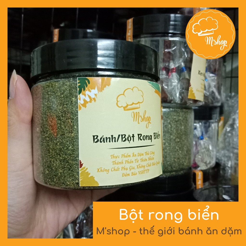 RONG BIỂN ĂN DẶM TRỘN CƠM, CHÁO (DẠNG BỘT) - dùng cho bé từ 6m