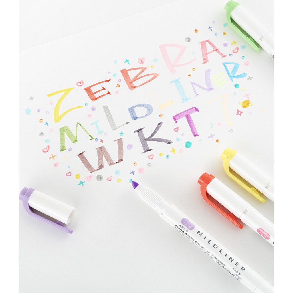 Bút highlight Zebra MILDLINER 2 đầu