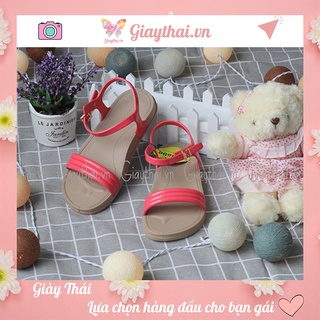 GIÀY NHỰA SANDAL THÁI LAN QUAI NGANG ĐỘC ĐÁO - NORAH3B HỒNG