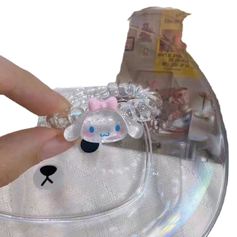 Dây cột tóc lò xo xoắn Sanrio dễ thương